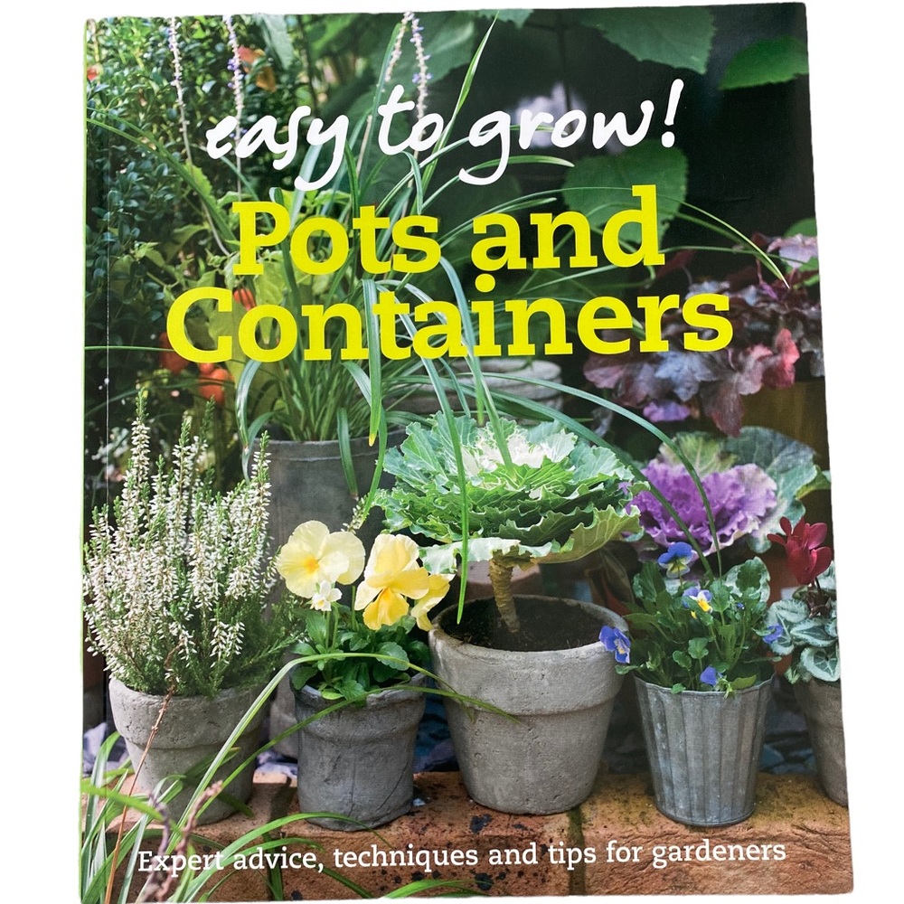 Soft Cover Book - EASY TO GROW! POTS AND CONTAINERS - Picture 1 of 4